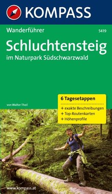 KOMPASS Wanderführer Schluchtensteig im Naturpark Südschwarzwald, MAIRDUMONT: KOMPASS-Wanderführer