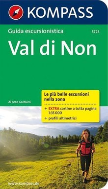 KOMPASS Wanderführer Val di Non, italienische Ausgabe, MAIRDUMONT: KOMPASS-Wanderführer
