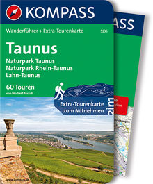 KOMPASS Wanderführer Taunus, Naturpark Taunus, Naturpark Rhein-Taunus, Lahn-Taunus, MAIRDUMONT: KOMPASS-Wanderführer