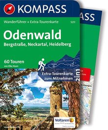 KOMPASS Wanderführer Odenwald, MAIRDUMONT: KOMPASS-Wanderführer