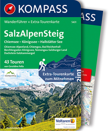 KOMPASS Wanderführer SalzAlpenSteig, Chiemsee, Königssee, Hallstätter See, MAIRDUMONT: KOMPASS-Wanderführer