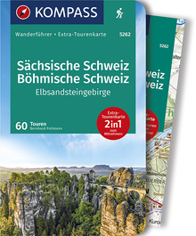 KOMPASS Wanderführer Sächsische Schweiz, Böhmische Schweiz, Elbsandsteingebirge, MAIRDUMONT: KOMPASS-Wanderführer