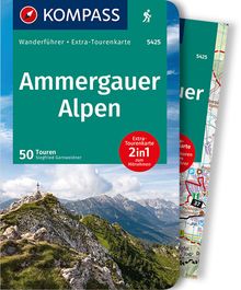 KOMPASS Wanderführer 5425 Ammergauer Alpen, MAIRDUMONT: KOMPASS-Wanderführer