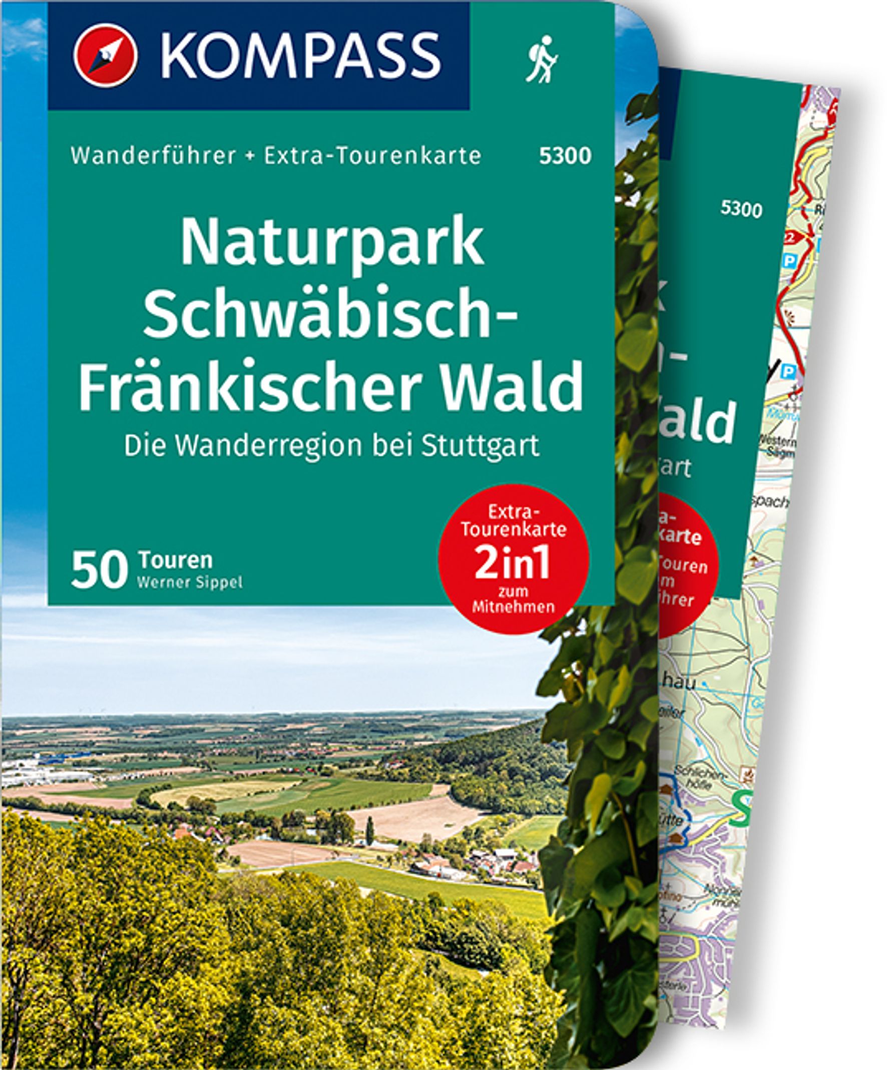 MAIRDUMONT KOMPASS Wanderführer 5300 Naturpark Schwäbisch-Fränkischer Wald, Die Wanderregion bei Stuttgart