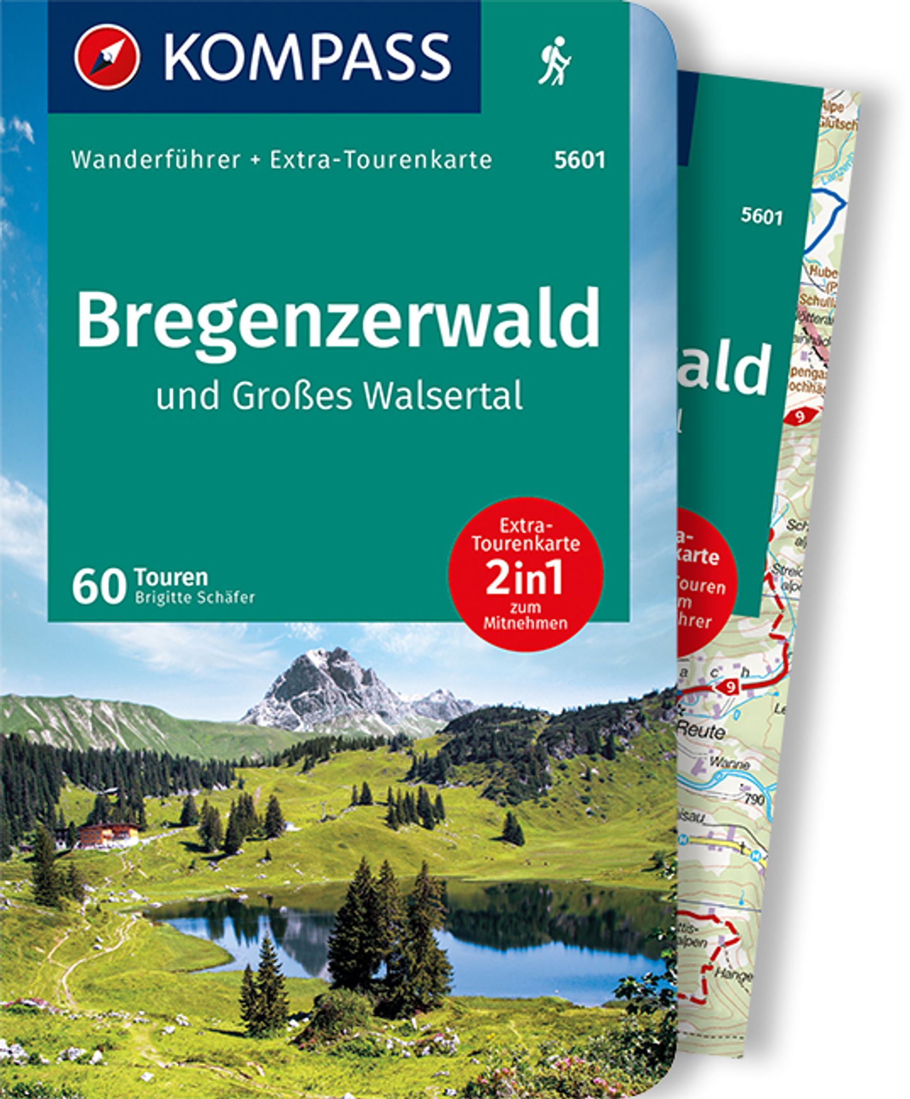 MAIRDUMONT KOMPASS Wanderführer 5601 Bregenzerwald und Großes Walsertal